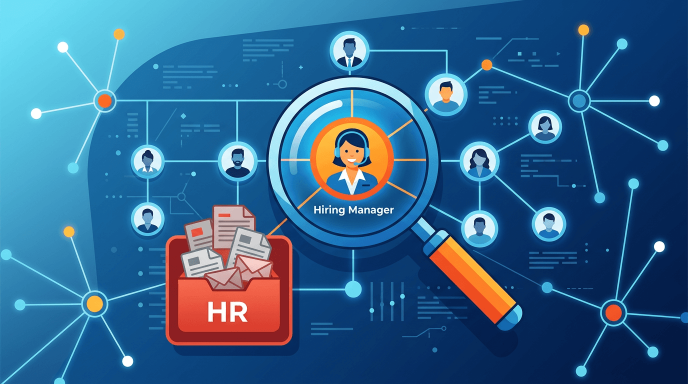 Concept of finding hidden decision makers through targeted networking